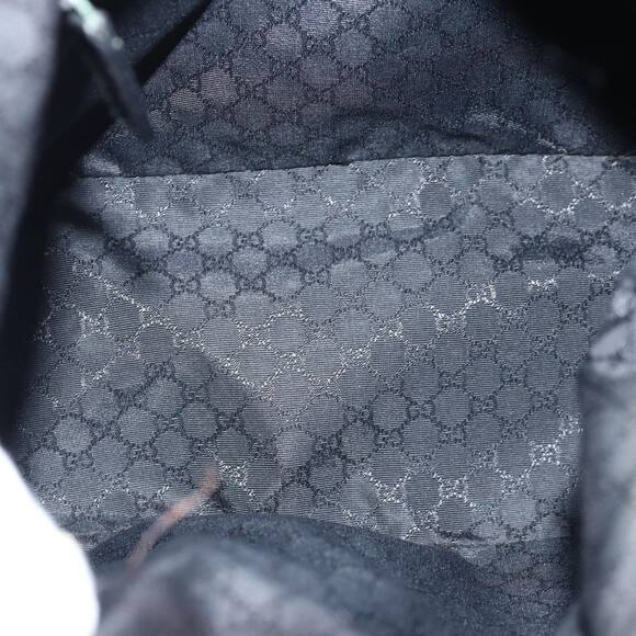 GUCCI Web Sherry Line Shoulder Bag Canvas Gray Red Green - Picture 13 of 15